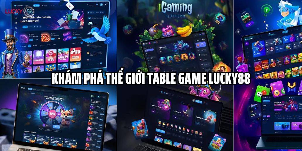 Khám Phá Thế Giới Table Game Lucky88 Với Trải Nghiệm Đỉnh Cao